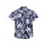 Summer Casual All match Cool Printing Short Sleeve Shirt for Women Men Couples 17  L