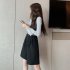 Summer Casual Shorts With Pockets For Women Fashion High Waist Loose Wide leg Pants grey 4XL