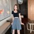 Summer Casual Shorts With Pockets For Women Fashion High Waist Loose Wide leg Pants grey 4XL