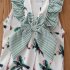Summer Children Swimsuit Sleeveless Cute Fun Printing Breathable Quick drying Beach Swimwear 1 6 Years Old Girls 205004 5 6y 6T