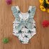 Summer Children Swimsuit Sleeveless Cute Fun Printing Breathable Quick drying Beach Swimwear 1 6 Years Old Girls 205004 5 6y 6T