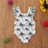Summer Children Swimsuit Sleeveless Cute Fun Printing Breathable Quick drying Beach Swimwear 1 6 Years Old Girls 205004 5 6y 6T