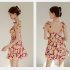 Summer Floral Printing Swimsuit For Women Sweet Belly Covering Sleeveless Swimwear For Swimming Hot Spring pink one size