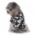 Summer Flower Print Beach Shirt Dog Cat Casual Pet Travel Blouse  black L