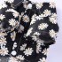 Summer Flower Print Beach Shirt Dog Cat Casual Pet Travel Blouse  black M