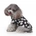 Summer Flower Print Beach Shirt Dog Cat Casual Pet Travel Blouse  black XL