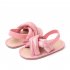 Summer Girls Sandals Anti slip Soft Sole Breathable First Walkers Shoes Pu Leather Low Top Toddler Shoes black 3 6M sole length 11cm