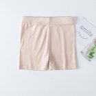 Summer Girls Shorts Summer Solid Color Modal Breathable Bottoming Safety Pants For 2-12 Years Old Children skin pink 2-3Y 100