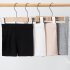 Summer Girls Shorts Summer Solid Color Modal Breathable Bottoming Safety Pants For 2 12 Years Old Children black 6 7Y 130