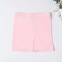 Summer Girls Shorts Summer Solid Color Modal Breathable Bottoming Safety Pants For 2 12 Years Old Children black 6 7Y 130