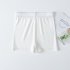 Summer Girls Shorts Summer Solid Color Modal Breathable Bottoming Safety Pants For 2 12 Years Old Children White 7 8Y 140