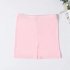 Summer Girls Shorts Summer Solid Color Modal Breathable Bottoming Safety Pants For 2 12 Years Old Children black 7 8Y 140