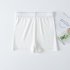 Summer Girls Shorts Summer Solid Color Modal Breathable Bottoming Safety Pants For 2 12 Years Old Children black 7 8Y 140
