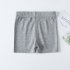 Summer Girls Shorts Summer Solid Color Modal Breathable Bottoming Safety Pants For 2 12 Years Old Children grey 11 12Y 160