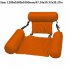 Summer Inflatable Foldable Floating Row Swimming Pool Water Hammock Air Mattresses Bed Beach Water Sports Lounger Chair rose Red