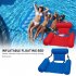 Summer Inflatable Foldable Floating Row Swimming Pool Water Hammock Air Mattresses Bed Beach Water Sports Lounger Chair blue