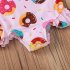 Summer Kids Swimsuit Cartoon Crab Donut Printing Breathable Quick drying Swimwear For 0 3 Years Old Girls white crab 1 2Y 90CM