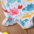 Summer Kids Swimsuit Cartoon Crab Donut Printing Breathable Quick drying Swimwear For 0 3 Years Old Girls pink donut 1 2Y 90CM