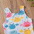 Summer Kids Swimsuit Cartoon Crab Donut Printing Breathable Quick drying Swimwear For 0 3 Years Old Girls pink donut 1 2Y 90CM