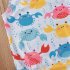 Summer Kids Swimsuit Cartoon Crab Donut Printing Breathable Quick drying Swimwear For 0 3 Years Old Girls white crab 6 12M 80CM