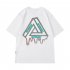 Summer Large Size Loose T shirt For Men Half Sleeves Trendy Printing Round Neck Pullover Tops For Couple G108 white 4XL