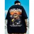 Summer Large Size Loose T shirt For Men Half Sleeves Trendy Printing Round Neck Pullover Tops For Couple G107 Red 6XL