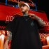 Summer Large Size Loose T shirt For Men Half Sleeves Trendy Printing Round Neck Pullover Tops For Couple G107 Red 5XL