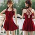 Summer Large Size One piece Swimwear Women Slim Fit Conservative Belly covering Solid Color Ruffled Swimsuit 9138 white one size