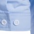 Summer Male Casual Short sleeve Shirt Solid Colour Tops Gift light blue M