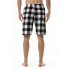 Summer Men Beach Shorts Cotton Plaid Sleepwear Lounge Shorts Loose Breathable Sleep Bottoms 6 S