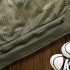 Summer Men Cargo Vest Trendy Stand Collar Waistcoat With Multi pocket For Outdoor Photography Fishing Hiking army green XXXL