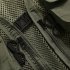 Summer Men Cargo Vest Trendy Stand Collar Waistcoat With Multi pocket For Outdoor Photography Fishing Hiking red L