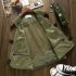 Summer Men Cargo Vest Trendy Stand Collar Waistcoat With Multi pocket For Outdoor Photography Fishing Hiking army green XL
