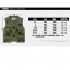 Summer Men Cargo Vest Trendy Stand Collar Waistcoat With Multi pocket For Outdoor Photography Fishing Hiking black M