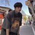 Summer Men Short Sleeves T shirt Retro Printing Round Neck Pullover Tops Casual Loose Large Size Shirt White 3XL