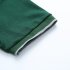Summer Men Short Sleeves T shirt Fashion Solid Color Stand Collar Casual Cotton Tops grey M