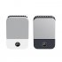 Summer Mini Hanging Neck Fan 3 speed Adjustable Portable Usb Rechargeable Student Leafless Summer Air Cooler White