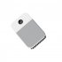 Summer Mini Hanging Neck Fan 3 speed Adjustable Portable Usb Rechargeable Student Leafless Summer Air Cooler White