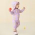 Summer One piece Swimsuit For Baby Girls Boys Cute Printing Long Sleeves Quick drying Sunscreen Swimwear beige peach XL