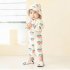 Summer One piece Swimsuit For Baby Girls Boys Cute Printing Long Sleeves Quick drying Sunscreen Swimwear purple banana XL