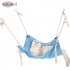 Summer Pet Hanging Nest Breathable Cotton Linen Tassels Hammock for Cats light grey 47 47CM