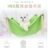 Summer Pet Hanging Nest Breathable Cotton Linen Tassels Hammock for Cats Khaki 47 47CM