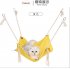 Summer Pet Hanging Nest Breathable Cotton Linen Tassels Hammock for Cats dark pink 47 47CM