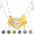 Summer Pet Hanging Nest Breathable Cotton Linen Tassels Hammock for Cats yellow 47 47CM