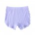 Summer Safety Pants For Girls Cotton Breathable Stretchy Bottoming Shorts For 3 10 Years Old Children black 7 8Y 130