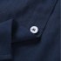 Summer Short Sleeves Shirt For Men Fashion Lapel Cotton Linen Button Cardigan Tops navy blue M