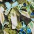 Summer Short Sleeves T shirt For Men Retro Hawaiian Flower Printing Beach Shirt Lapel Loose Cardigan Tops 3323 blue L