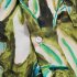 Summer Short Sleeves T shirt For Men Retro Hawaiian Flower Printing Beach Shirt Lapel Loose Cardigan Tops 3323 blue L