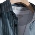Summer Short Sleeves T shirt For Men Casual Large Size Hawaiian Strips Tops Cotton Blend Lapel Cardigan Tops SD06 XL