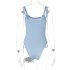 Summer Sleeveless Bodysuit For Women Sexy Slim Fit Backless Jumpsuit Elegant Casual Solid Color Bodysuit blue M